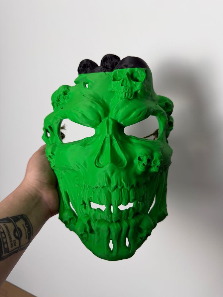 Other Maska Czaszka Skull Zielona Halloween product image