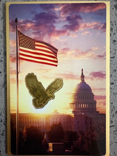 Gold Eagle Collectible Card