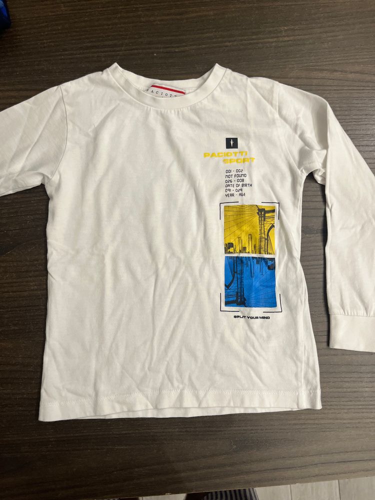 Paciotti Long Sleeve Graphic T-Shirt