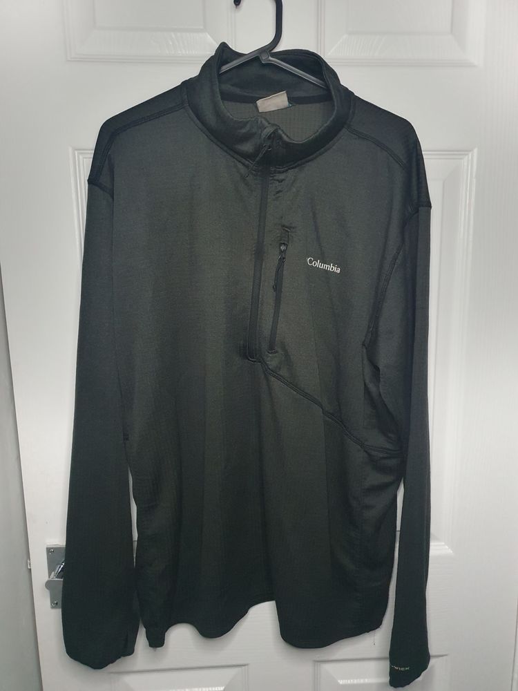 Columbia Black Quarter-Zip Pullover