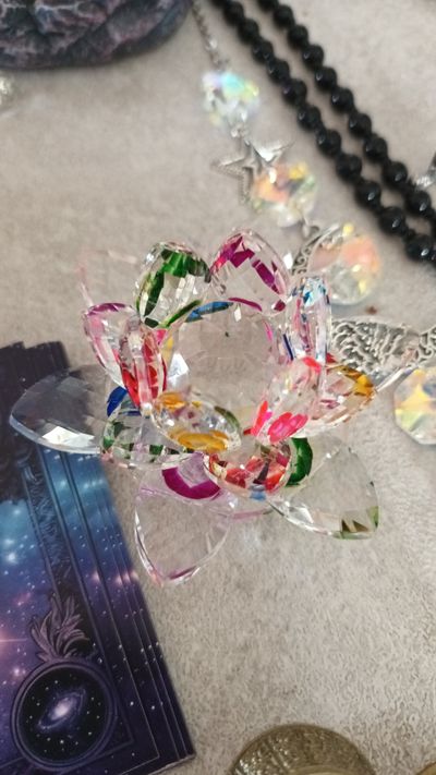 Crystal Lotus Flower Ornaments