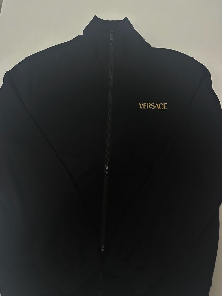 Versace Black Zip-Up Jacket image 2