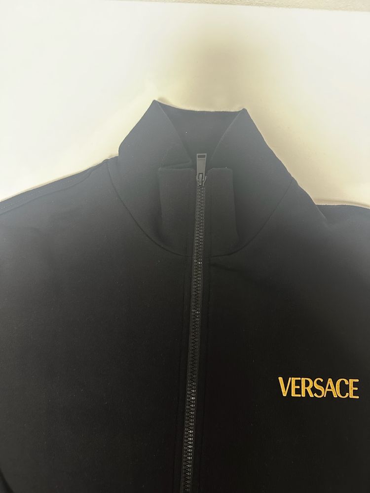 Versace Black Zip-Up Jacket image 4