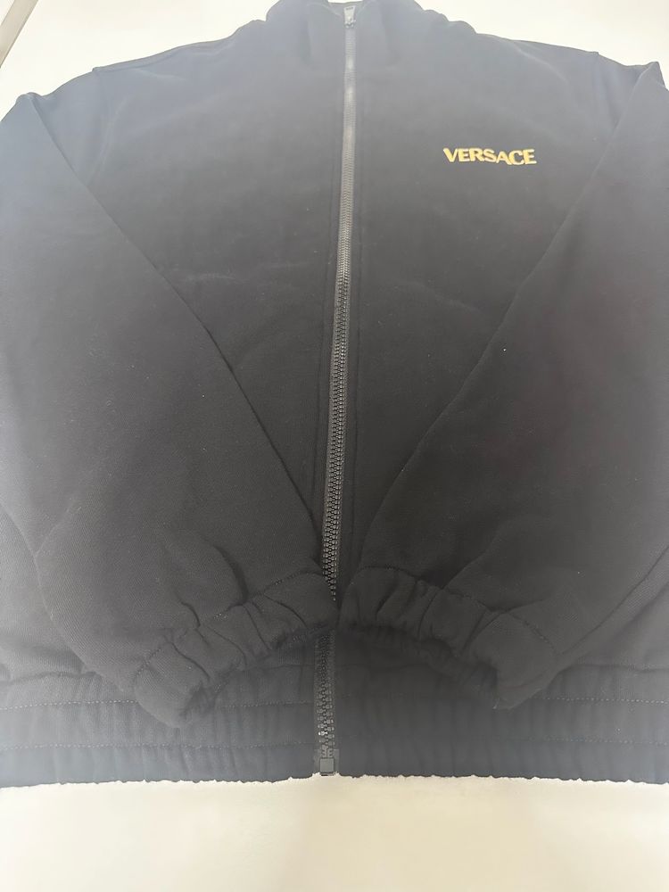 Versace Black Zip-Up Jacket image 5
