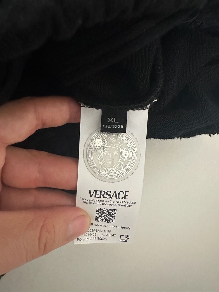Versace Black Zip-Up Jacket image 6