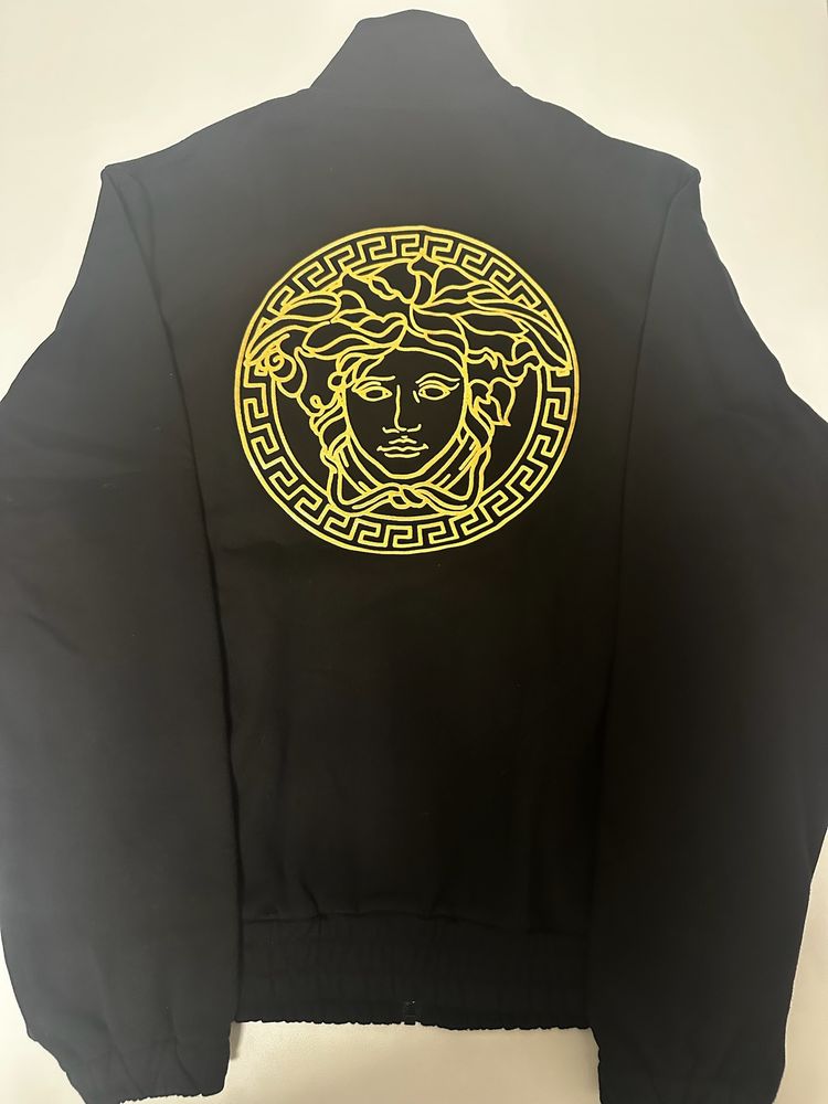 Versace Black Zip-Up Jacket image 10