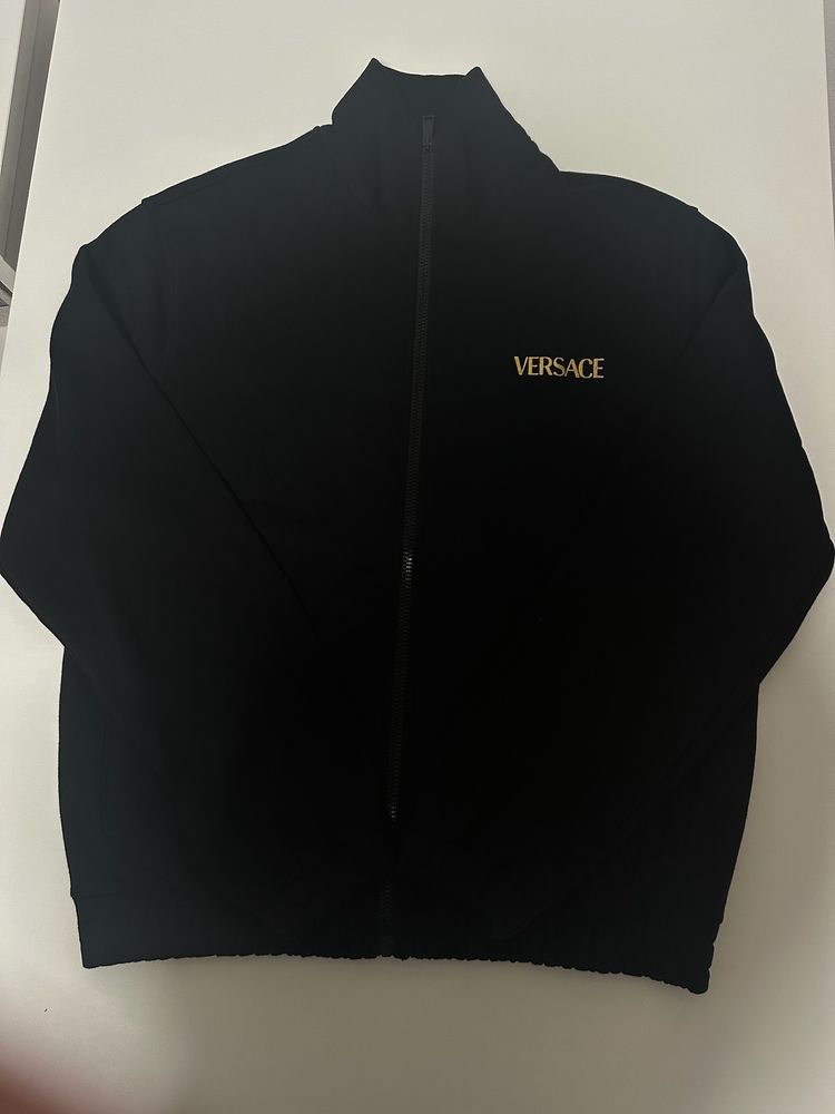 Versace Black Zip-Up Jacket