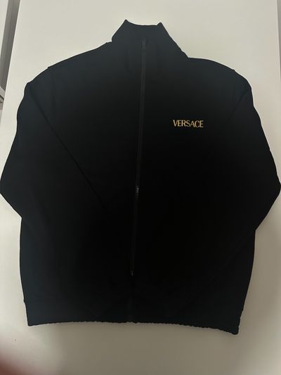 Versace Black Zip-Up Jacket