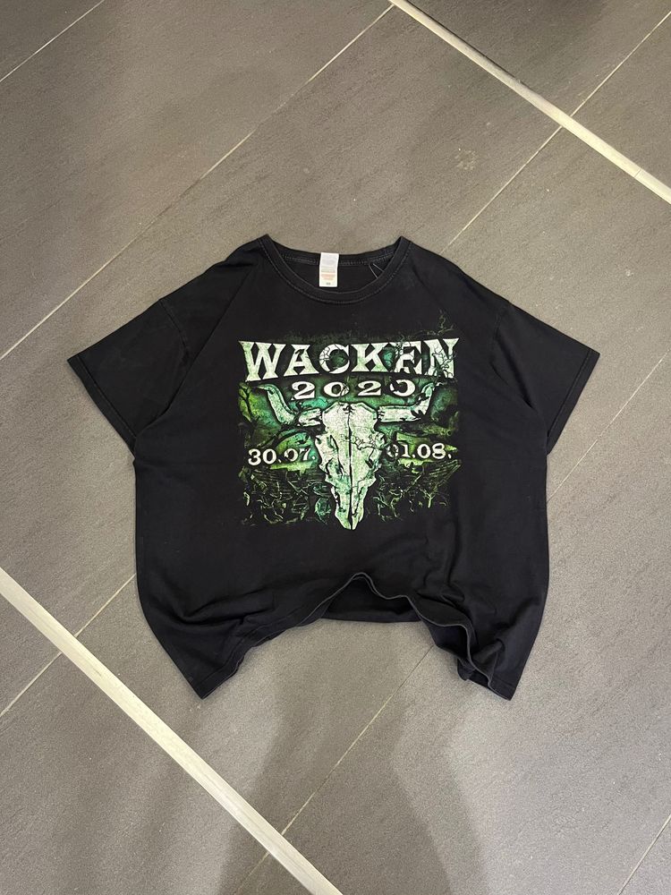 Wacken 2020 Black Graphic T-Shirt 3