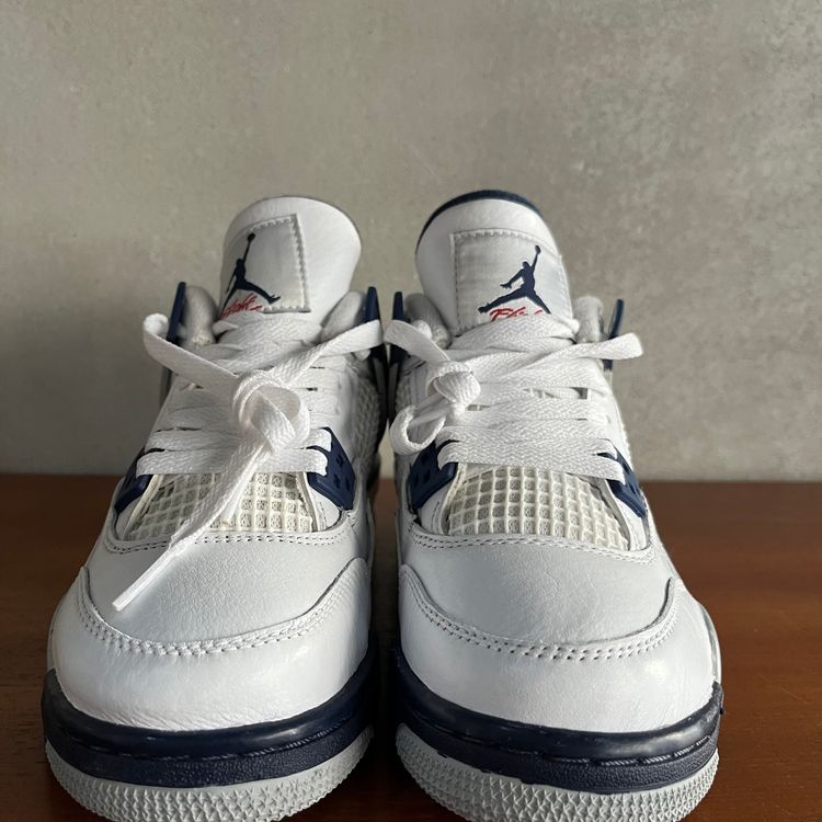 UK 3.5 (US 4Y) Air Jordan 4 Retro MIDNIGHT NAVY 408452-140 image 15