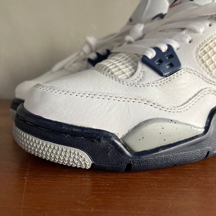 UK 3.5 (US 4Y) Air Jordan 4 Retro MIDNIGHT NAVY 408452-140 image 13