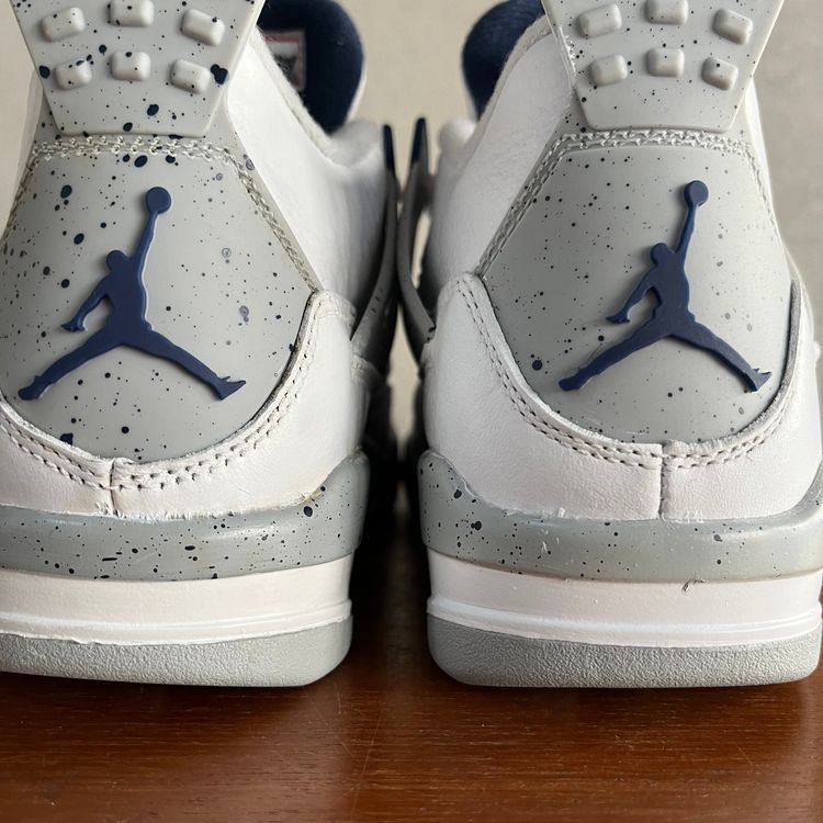 UK 3.5 (US 4Y) Air Jordan 4 Retro MIDNIGHT NAVY 408452-140 image 2