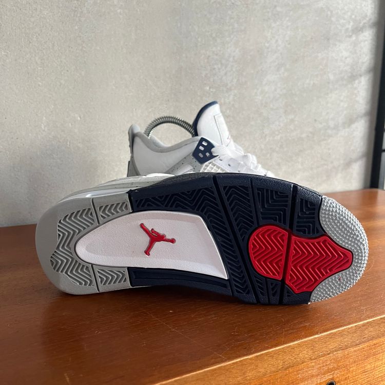 UK 3.5 (US 4Y) Air Jordan 4 Retro MIDNIGHT NAVY 408452-140 image 8