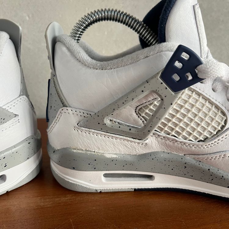 UK 3.5 (US 4Y) Air Jordan 4 Retro MIDNIGHT NAVY 408452-140 image 3