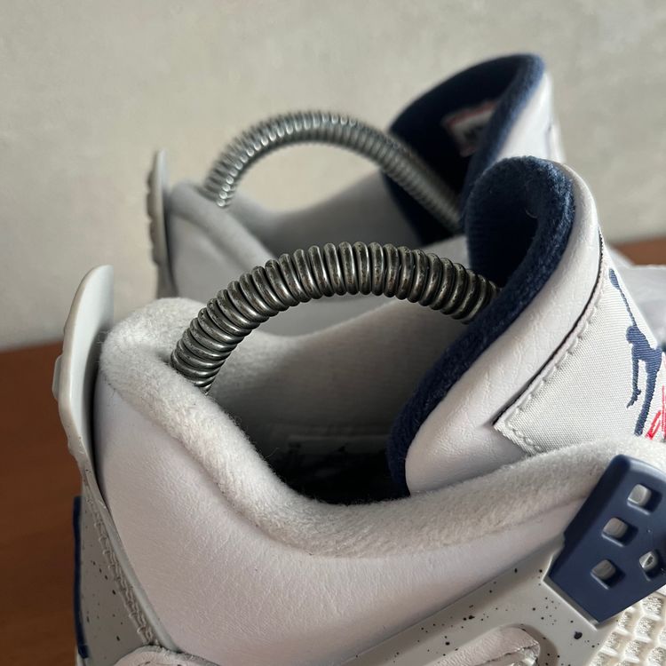 UK 3.5 (US 4Y) Air Jordan 4 Retro MIDNIGHT NAVY 408452-140 image 4