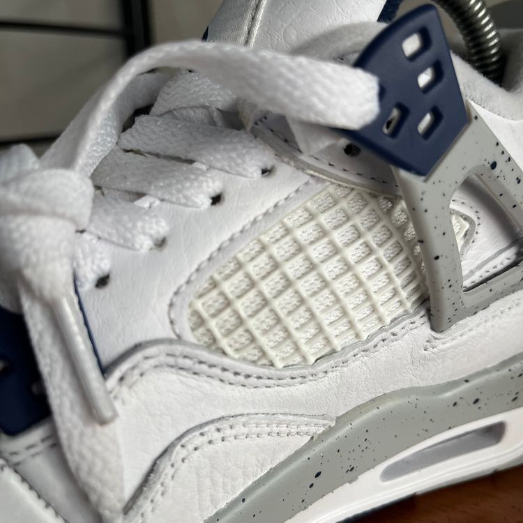 UK 3.5 (US 4Y) Air Jordan 4 Retro MIDNIGHT NAVY 408452-140 image 17