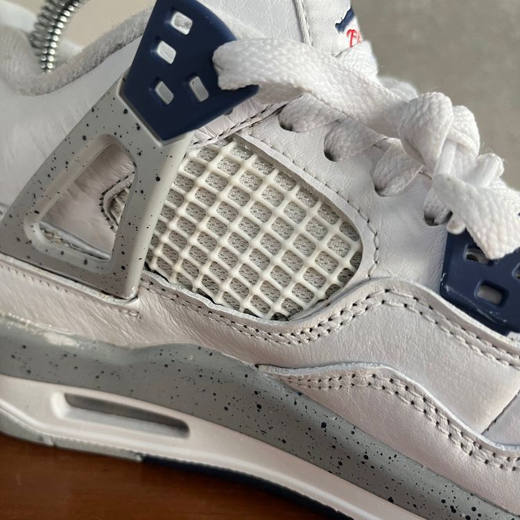 UK 3.5 (US 4Y) Air Jordan 4 Retro MIDNIGHT NAVY 408452-140 image 10
