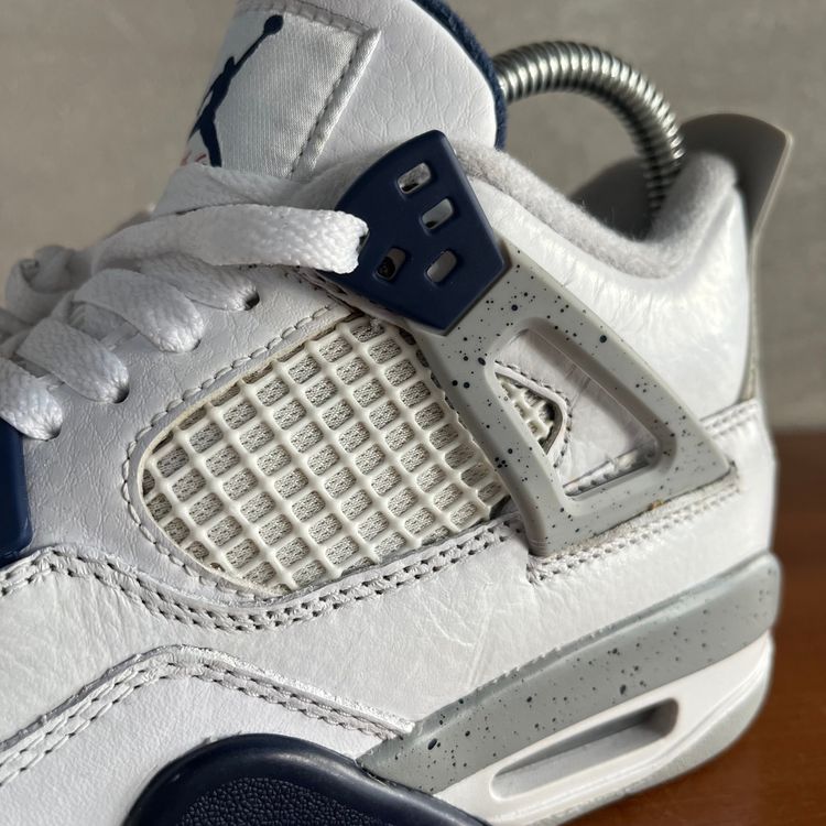 UK 3.5 (US 4Y) Air Jordan 4 Retro MIDNIGHT NAVY 408452-140 image 19
