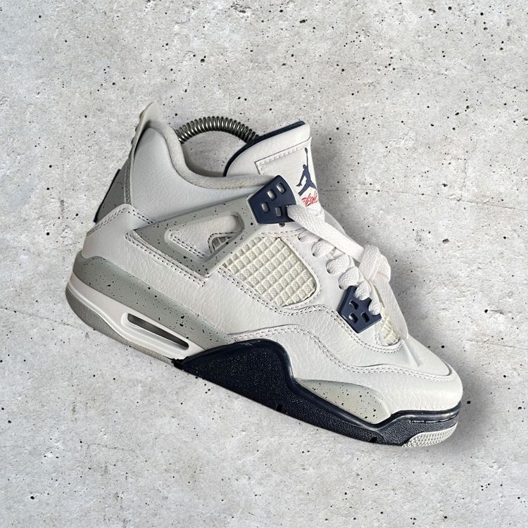 UK 3.5 (US 4Y) Air Jordan 4 Retro MIDNIGHT NAVY 408452-140 image 7