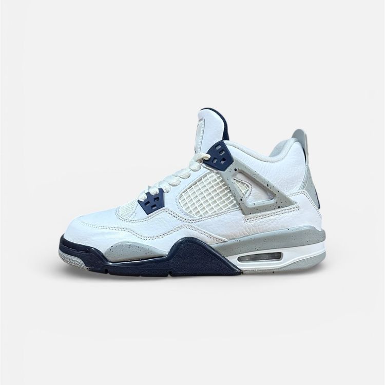 UK 3.5 (US 4Y) Air Jordan 4 Retro MIDNIGHT NAVY 408452-140 image 1