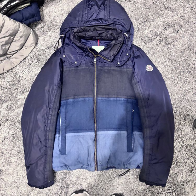 Size 2 (M 21") Moncler ROUVE Men'S Color-Block Hooded Jacket