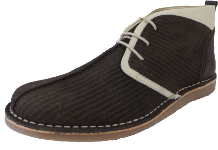 Ikon Original Brown Afterglow 70s Mod Style Real Suede Desert Boots image 1