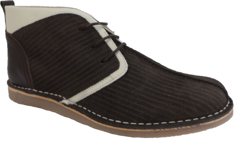 Ikon Original Brown Afterglow 70s Mod Style Real Suede Desert Boots imagen 6