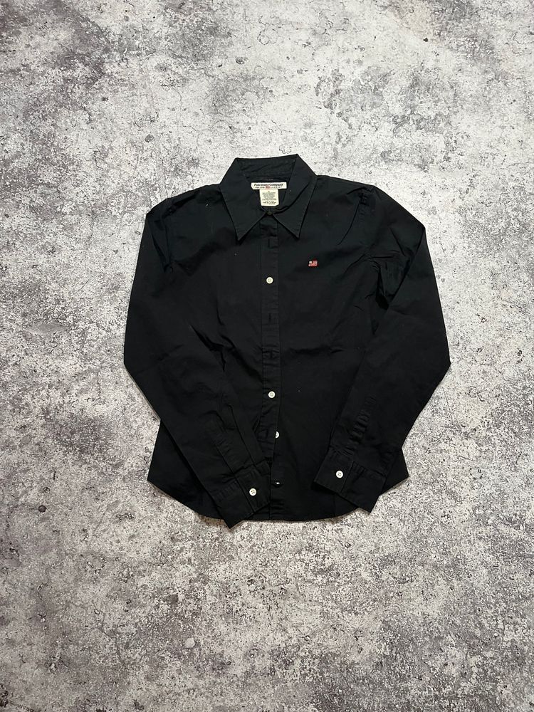 Polo Jeans Company Ralph Lauren Black Button-Up Shirt