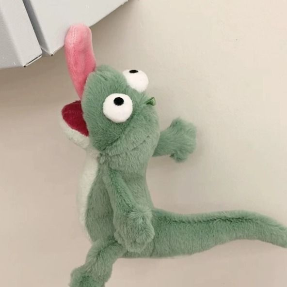 Other Green Plush Frog Toy With Large Eyes And Pink Tongue product image