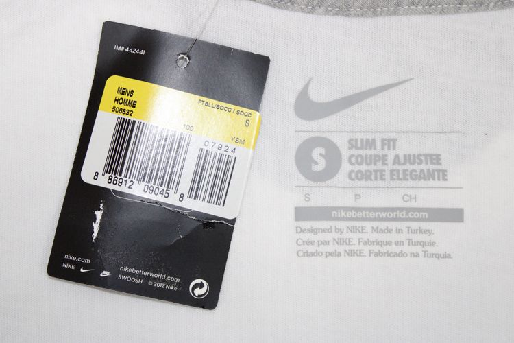 NIKE FOOTBALL SLIM FIT T-SHIRT SMALL imagen 4