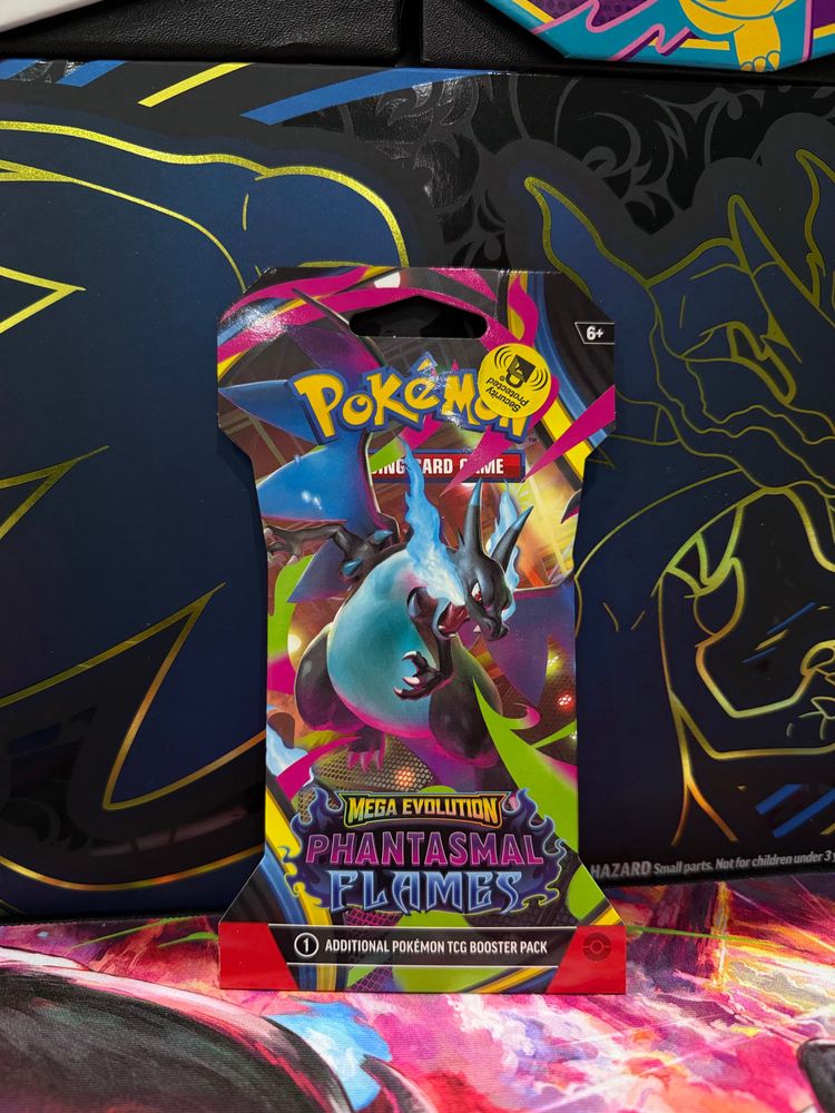 Pokémon Tcg Mega Evolution Phantasmal Flames Booster Pack