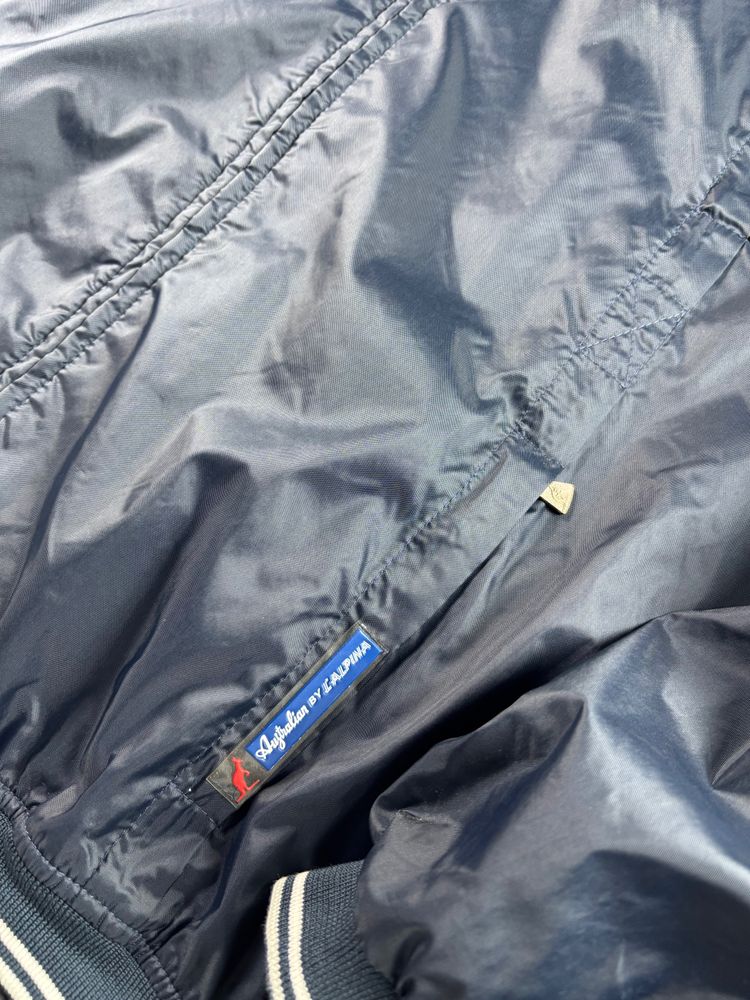 Australian by L’Alpina Vintage Bomber Jacket Made in Italy Blu M obraz 3