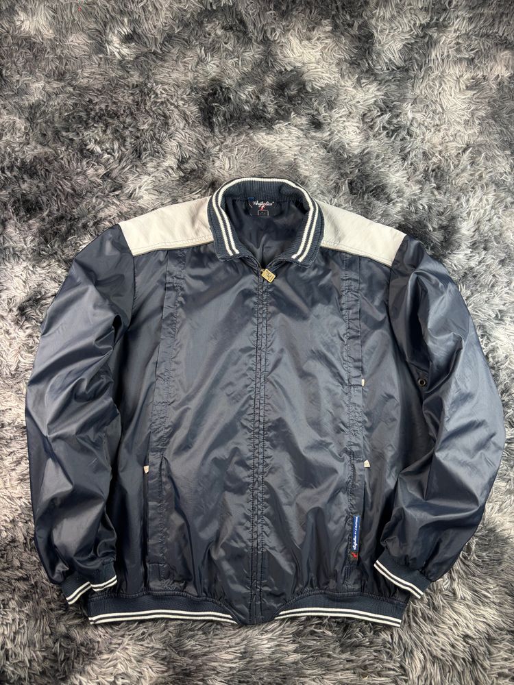 Australian by L’Alpina Vintage Bomber Jacket Made in Italy Blu M obraz 1