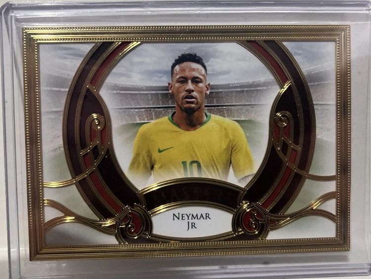 Futera Unique Masters Neymar 23kt Gold Frame /12