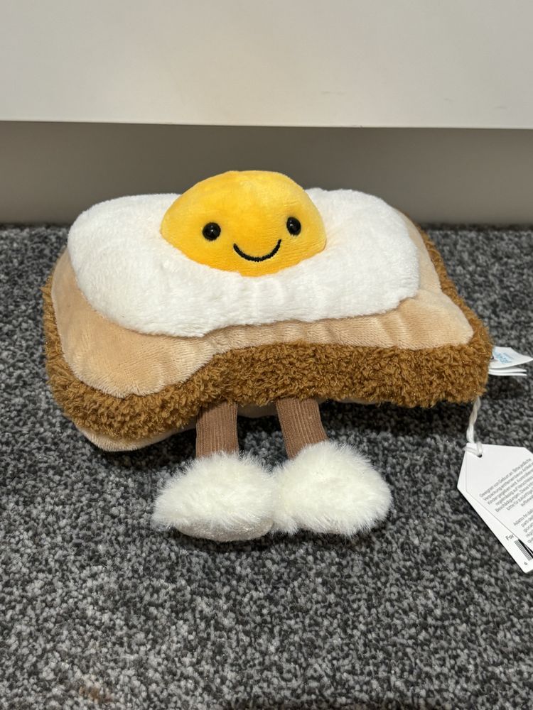 egg on toast jellycat