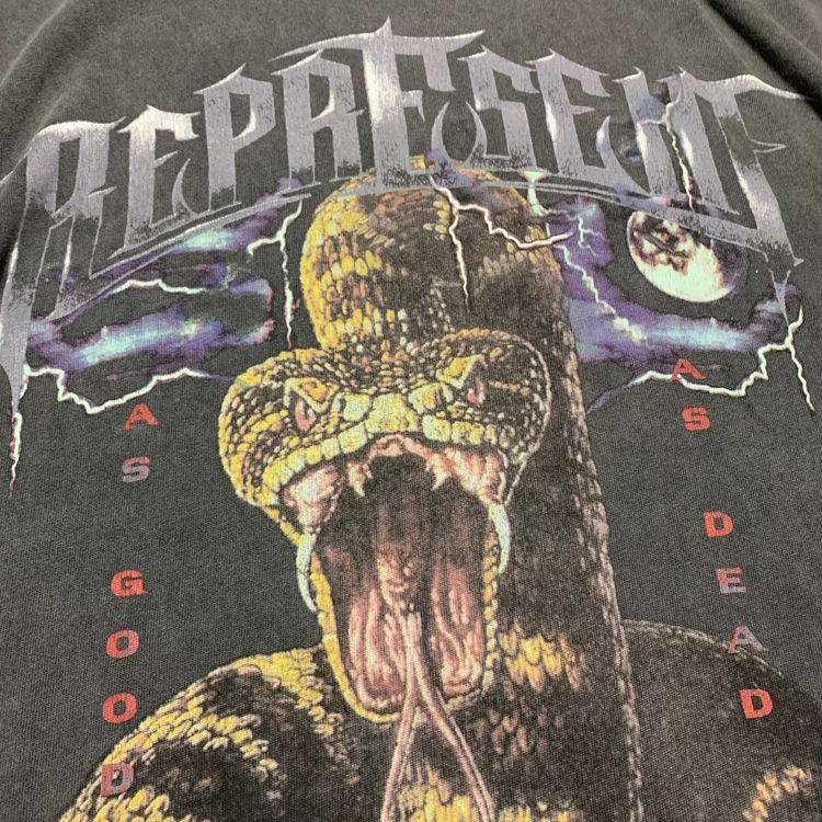 Represent Large As Good As Dead Vintage Grey Tee image 6