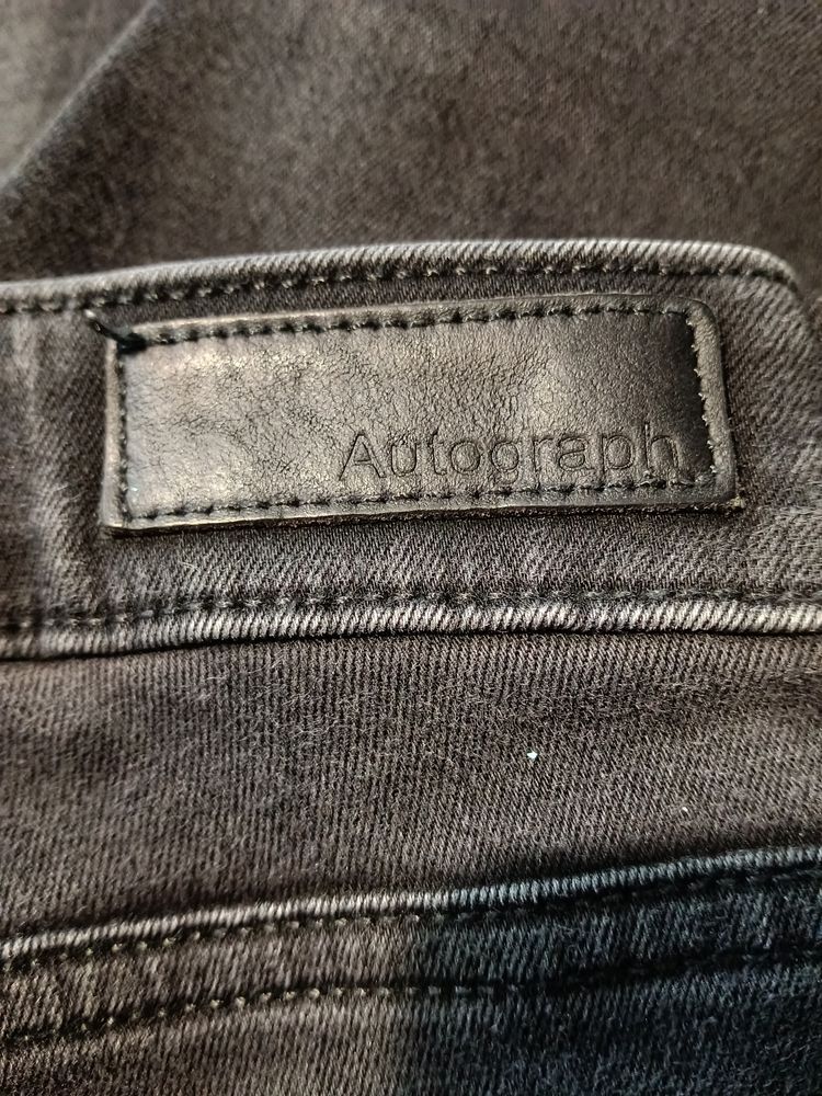 M&S Autograph Black Jeans obraz 3