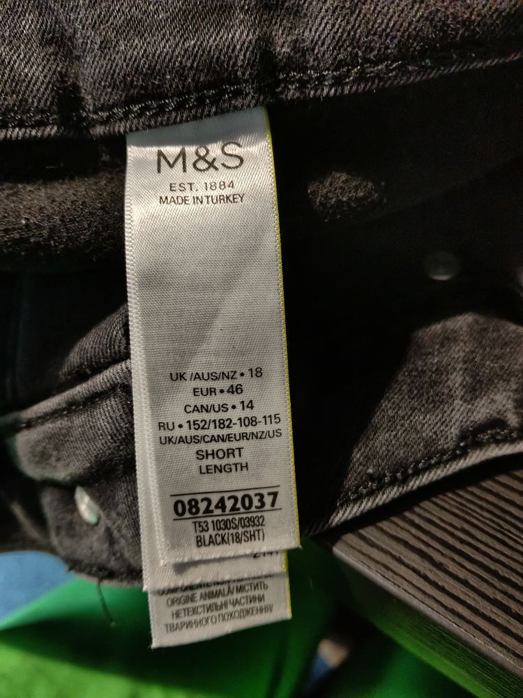 M&S Autograph Black Jeans obraz 4