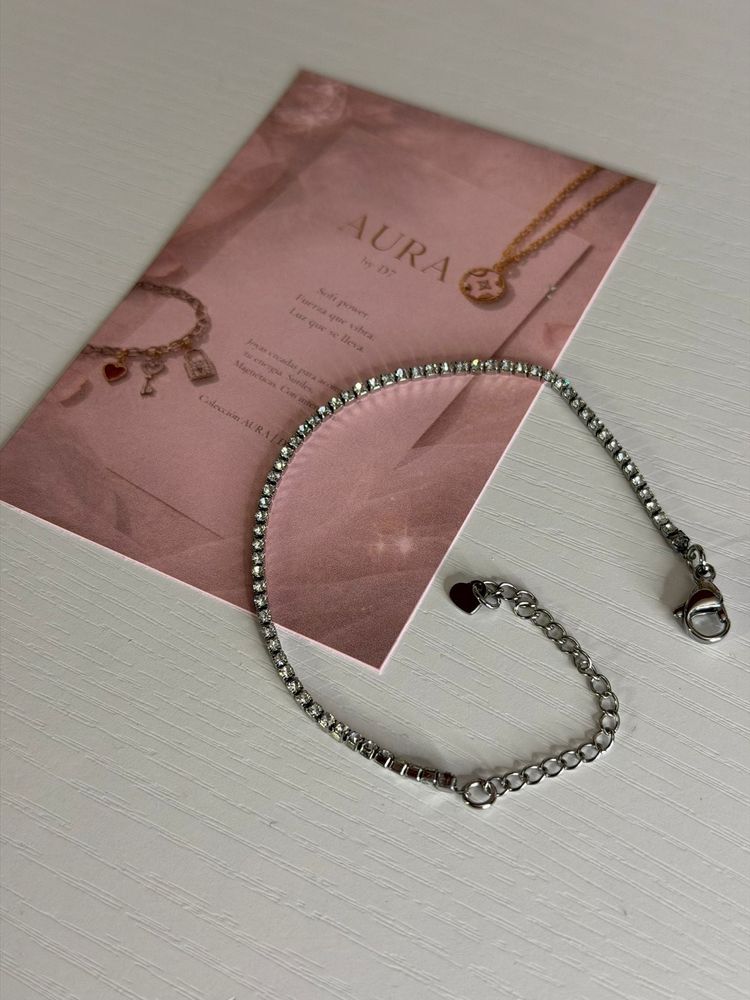 Pulsera Etherea Plata– Colección AURA | D7 3