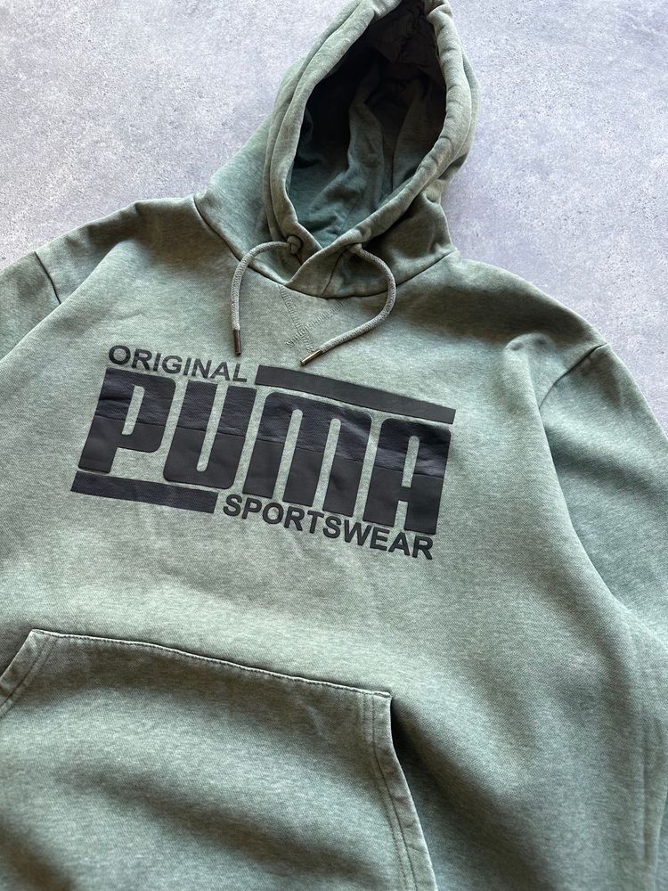 Puma Green Hoodie (L/XL) image 2