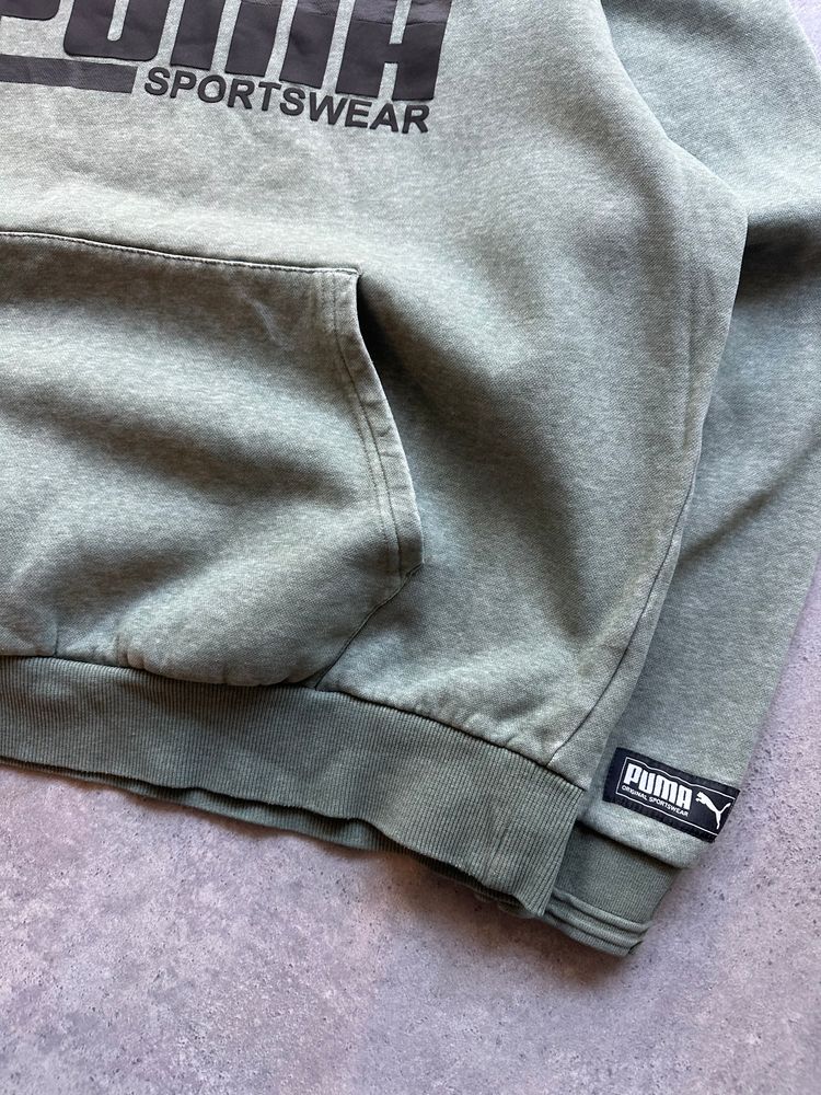 Puma Green Hoodie (L/XL) image 3