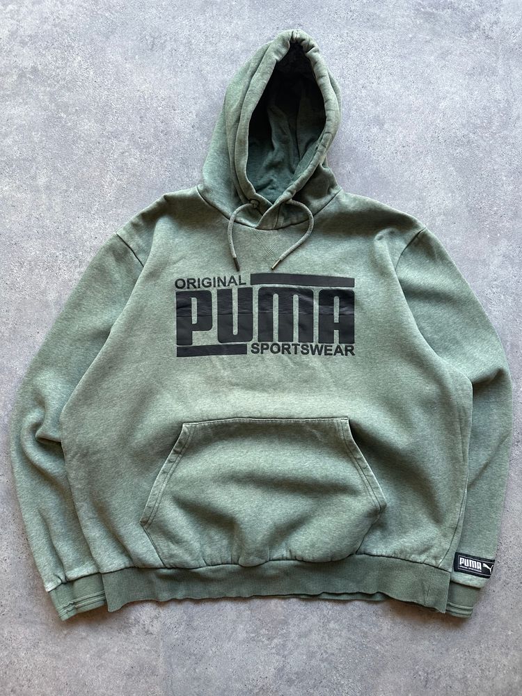 Puma Green Hoodie (L/XL) image 1