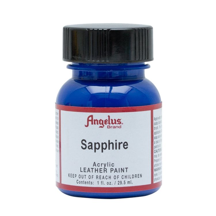 Vintage Trainers Angelus Acrylic Leather Paint - Sapphire - 1fl oz / 30ml - Custom Sneakers product image