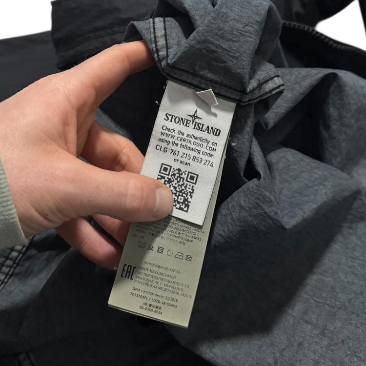 Stone Island Ghost Canvas Trench Jacket image 4