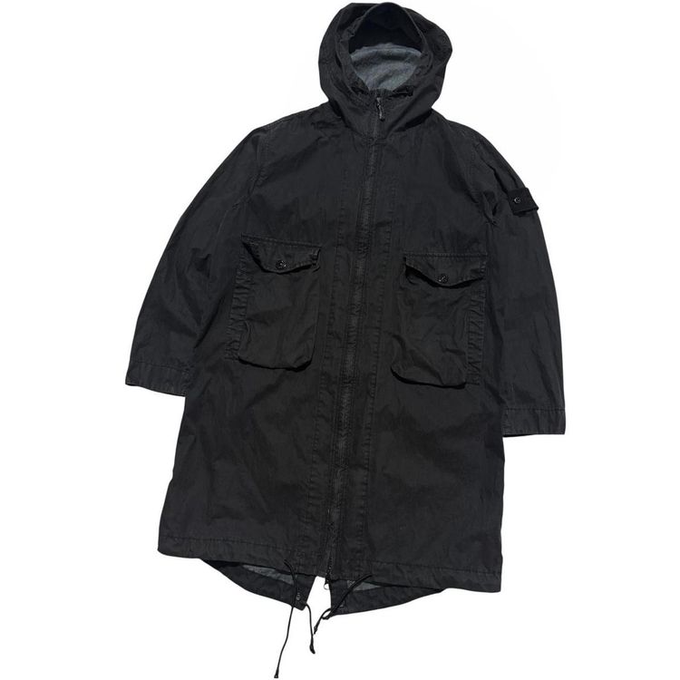 Stone Island Ghost Canvas Trench Jacket image 5