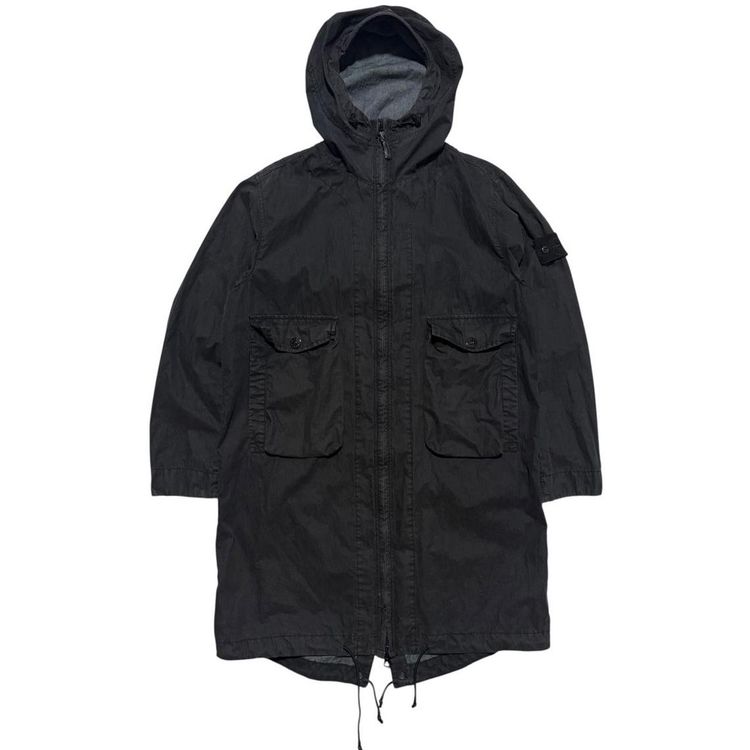 Stone Island Ghost Canvas Trench Jacket image 1