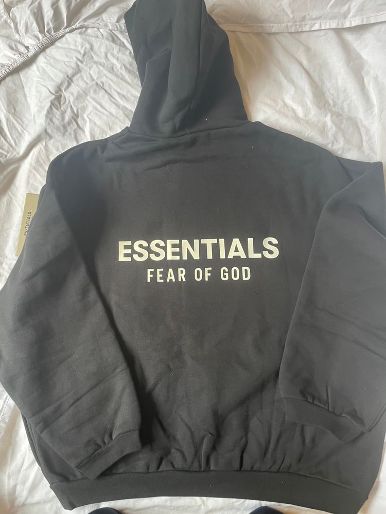 Fear of God Essentials Fear of God black hoodie size L product image