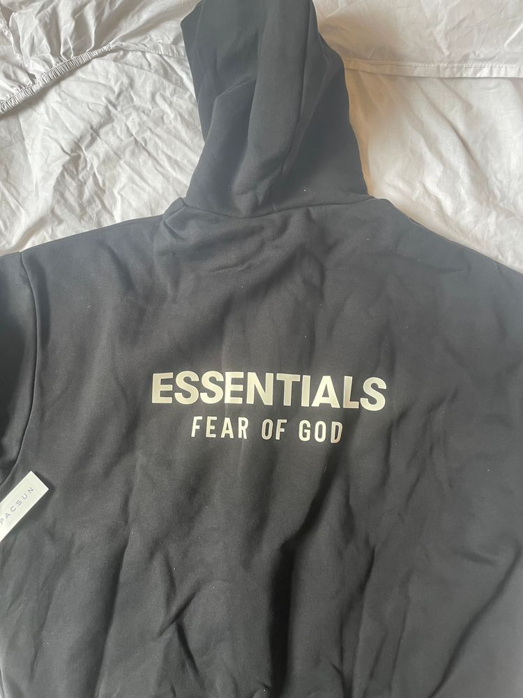 Essentials Fear of God black hoodie size L 2