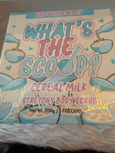 What'S The Scoop? Cereal Milk Stretchy Body Scrub