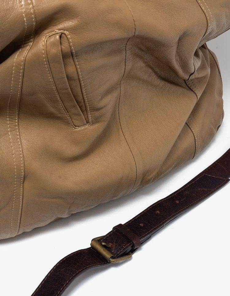 Collection PRIVÉE? Handcrafted Lambskin & Calfskin Leather Messenger Bag image 11